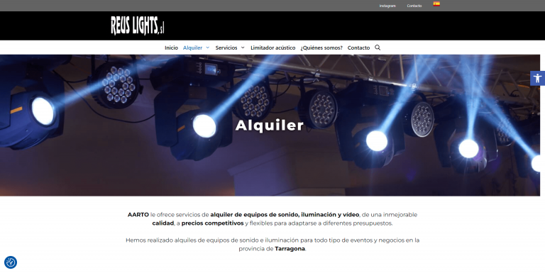 Alquiler-REUS LIGHTS-www.reuslights.es