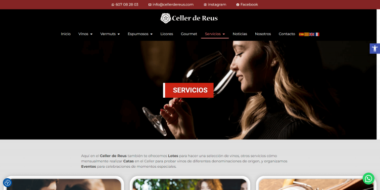 Servicios - CELLER DE REUS - www.cellerdereus.com